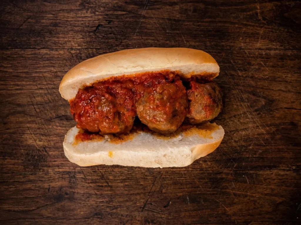 Homemade Italian meatballs